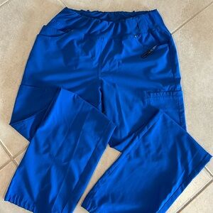 Royal blue iflex Cherokee women’s scrub pants
